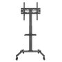 Fonestar Soporte de Suelo para TV STS-4244N Orientable e Inclinable con Ruedas para TV de 32-65" hasta 35kg